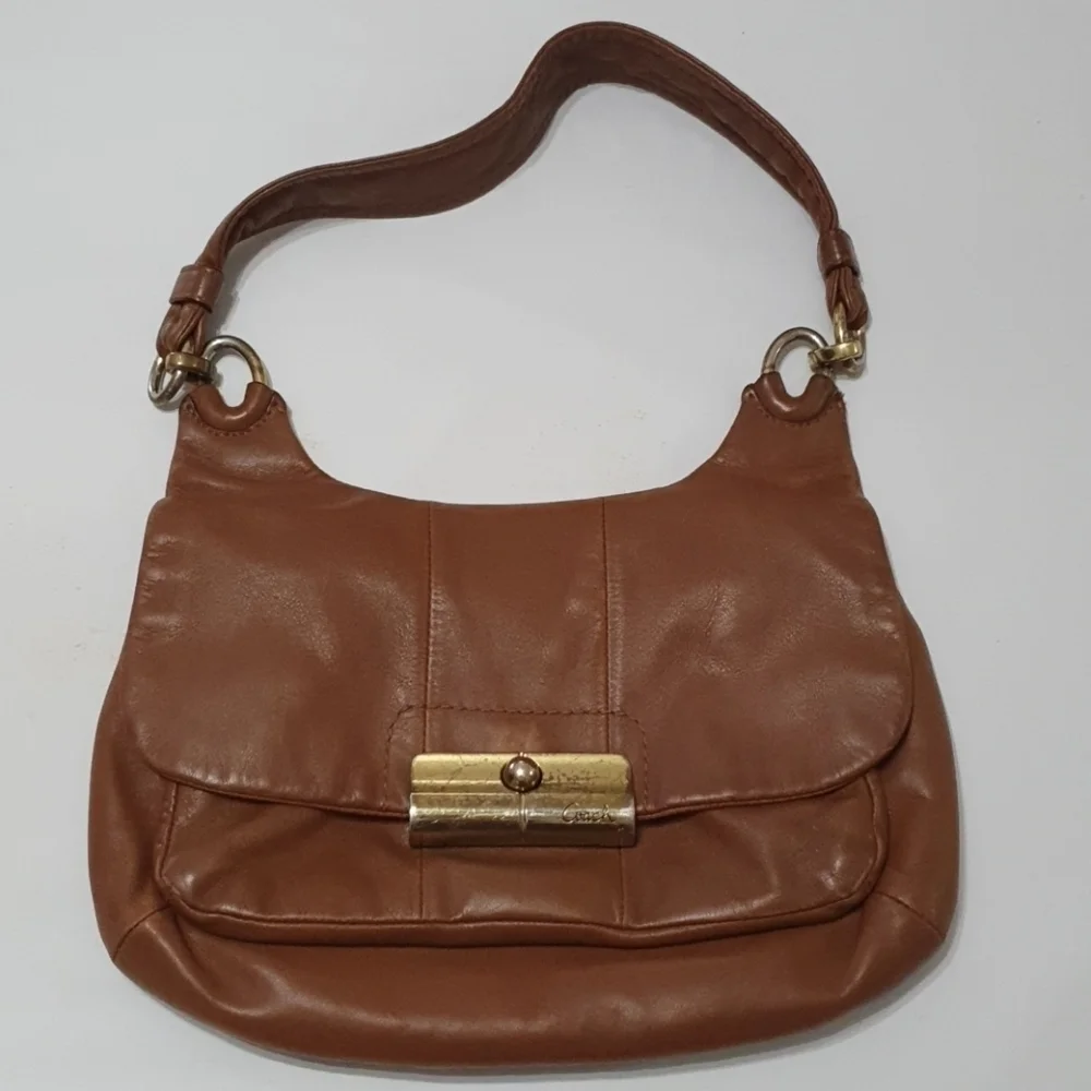 COACH Y2K Tawny Kristin Hobo Soft Leather Bag - Picture 3 of 9